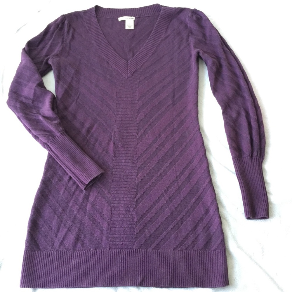 Fitted Purple sweater by DKNY