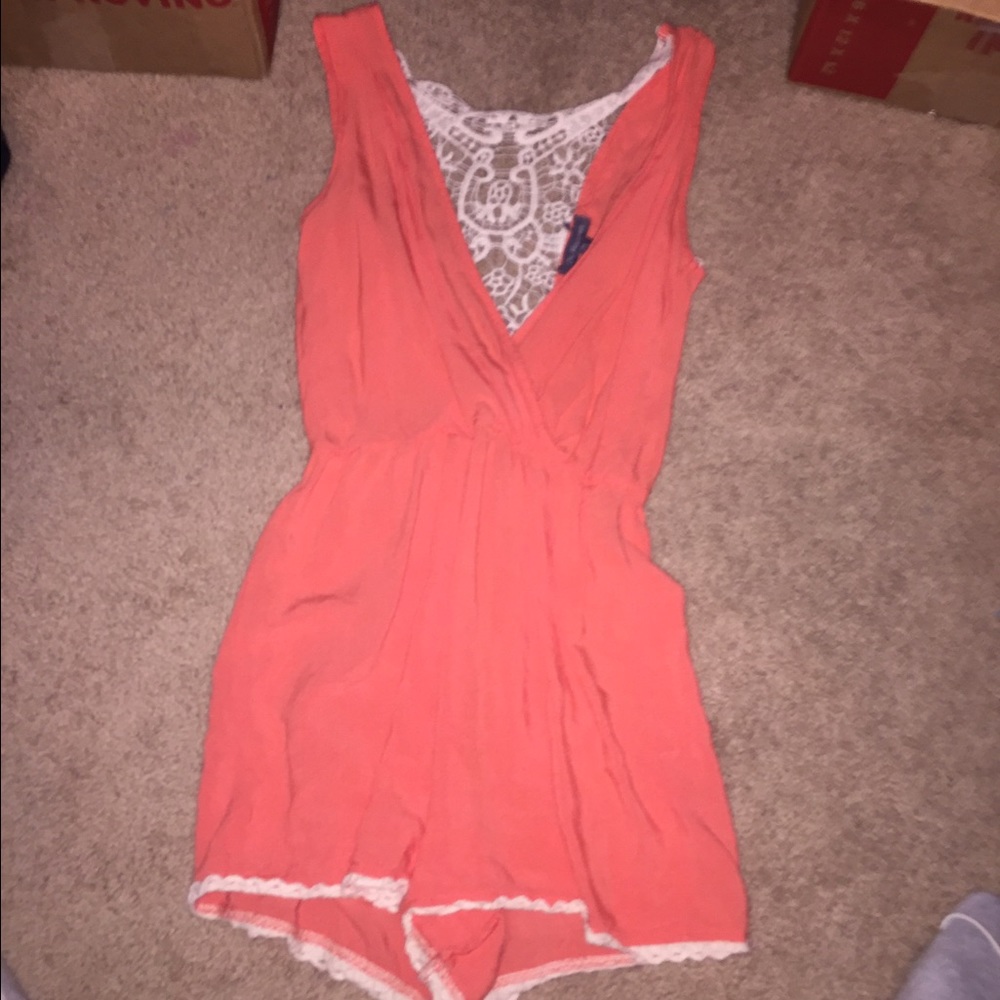 orange romper