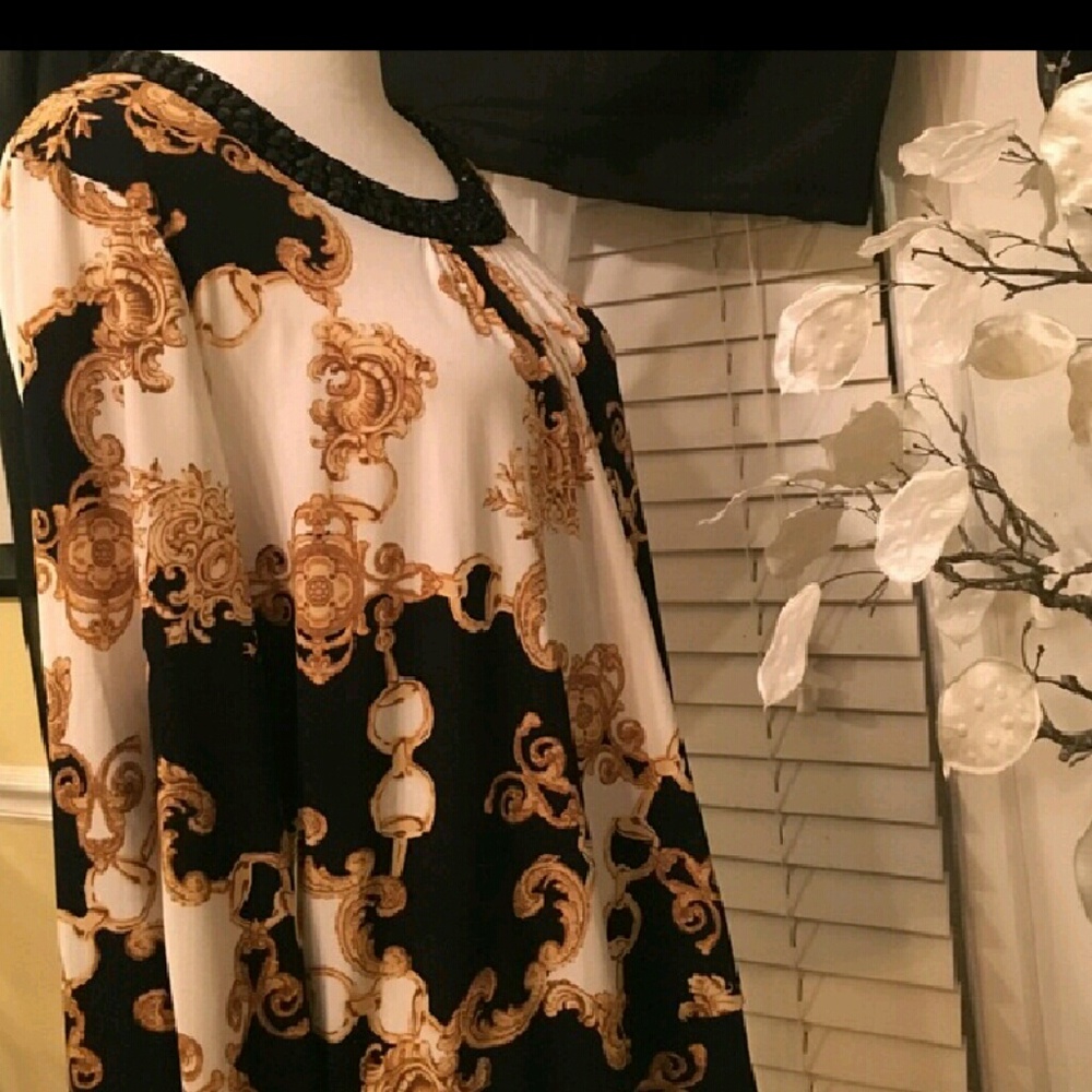 JM Collection Beautiful blouse. - Picture 2 of 4