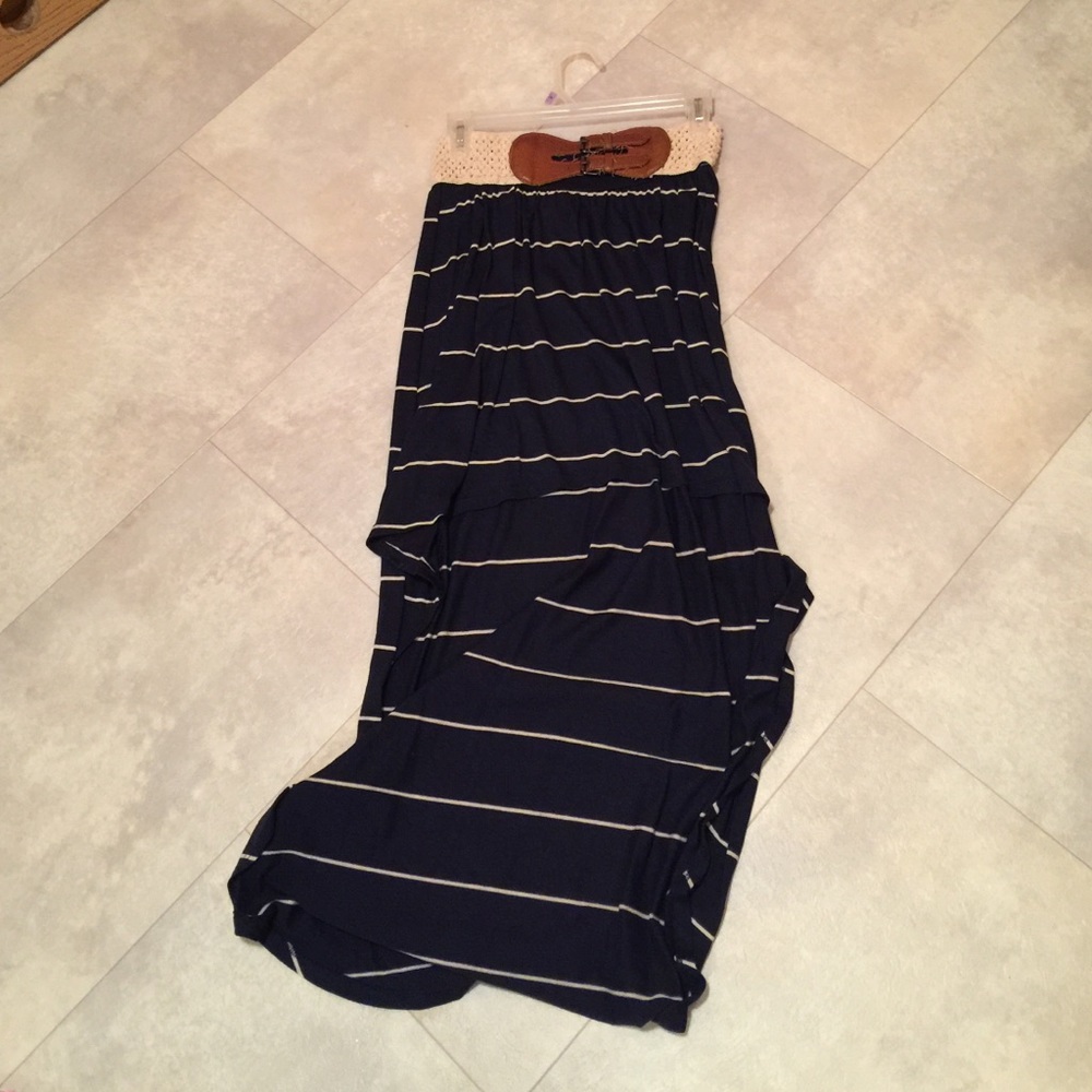 High-low skirt