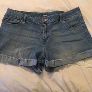 Denim shorts