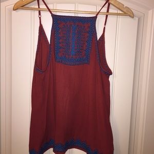 Freepeople open back tank top