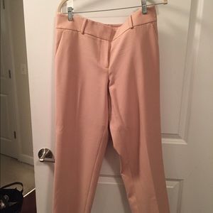 Blush pink Loft work pants