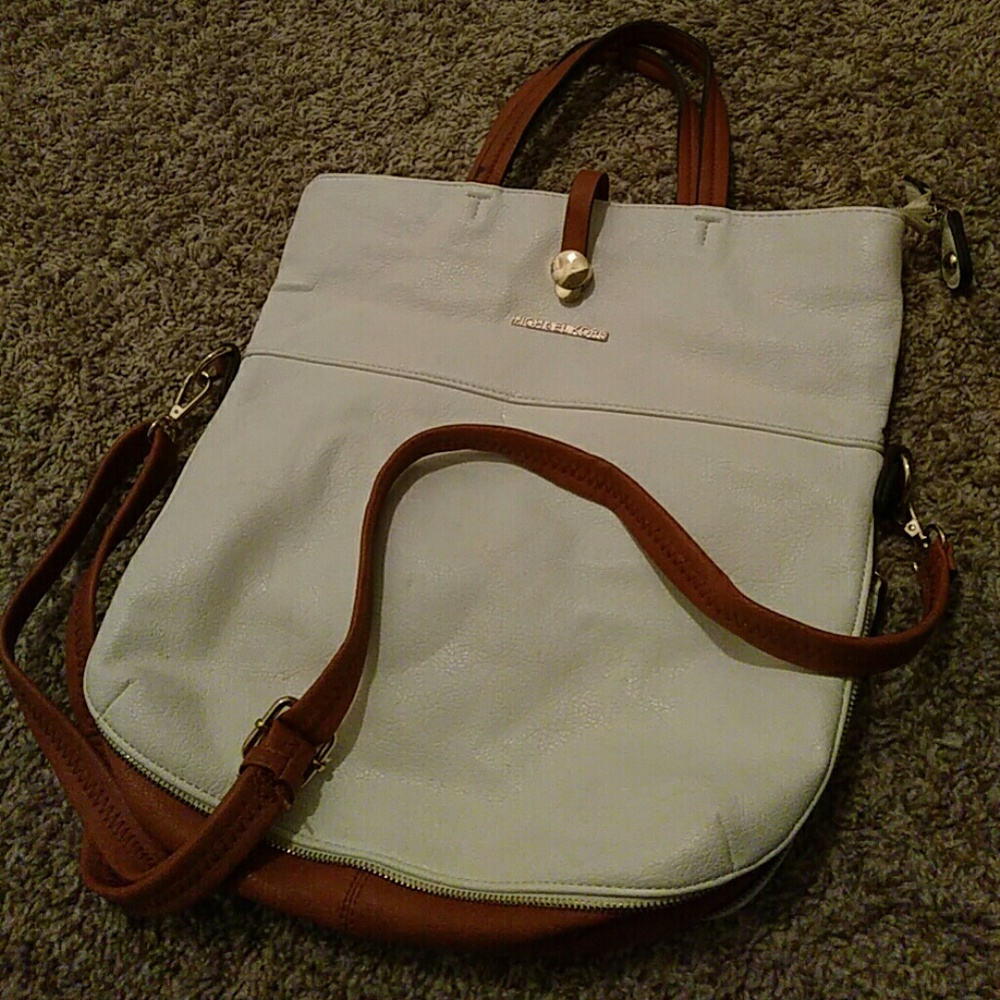 White and brown vintage Michael Kors
