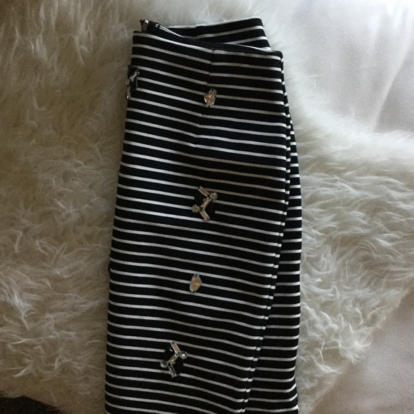 JOA embellished striped skirt - Picture 3 of 4