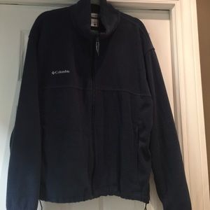 Men's zip up fleece Columbia jacket