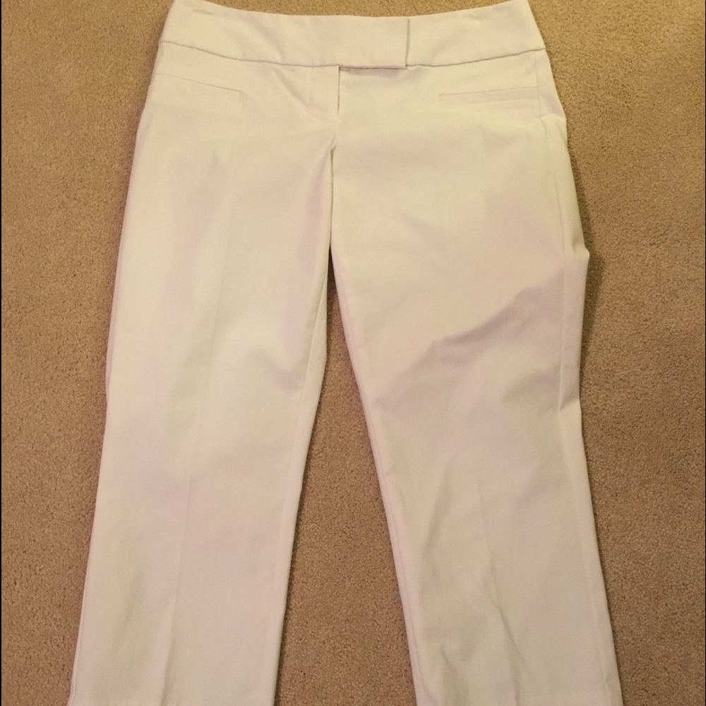 The Limited | White Crop Pants