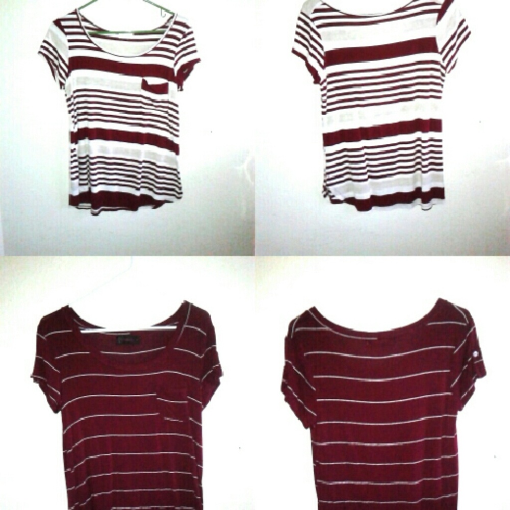Burgundy shirt