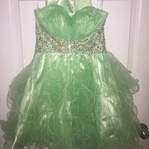 Short Mint Green Juliet Prom/Formal Dress