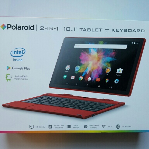 Polaroid Other Polaroid 2in Tablet And Keyboard Poshmark
