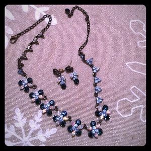 Necklace with earrings set