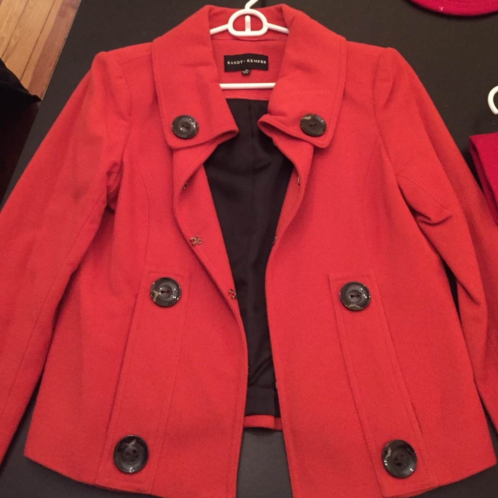 Orange Wool Blazer - Picture 1 of 1
