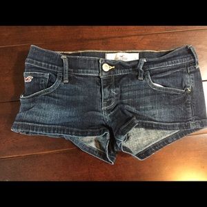 Hollister jean shorts.