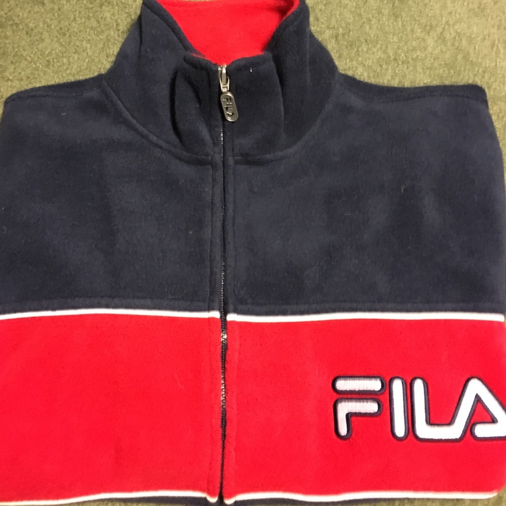 Fila vintage fleece jacket