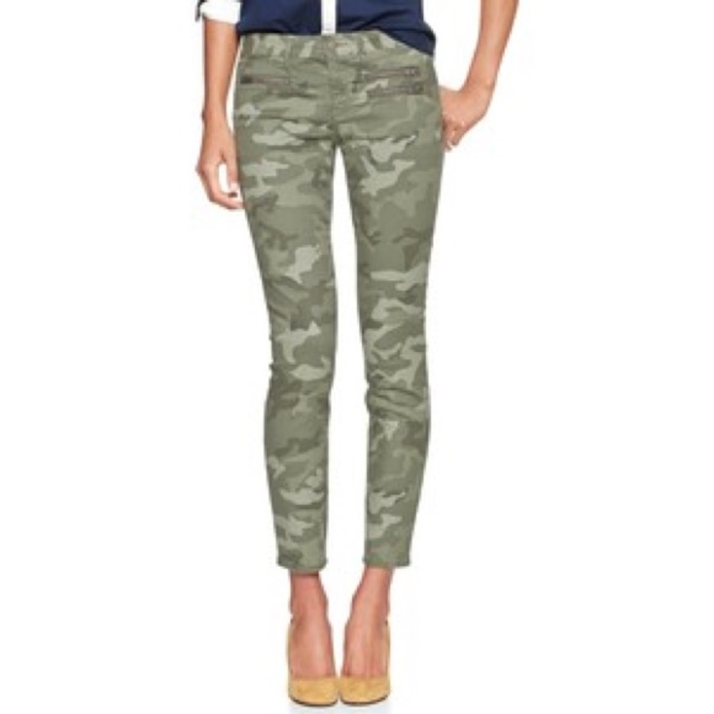 GAP camo always skinny jean