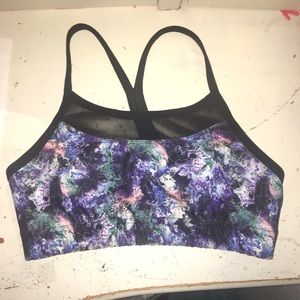tillys padded galaxy sports bra
