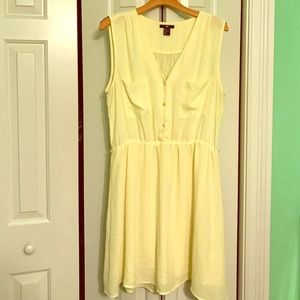 H&M yellow summer dress