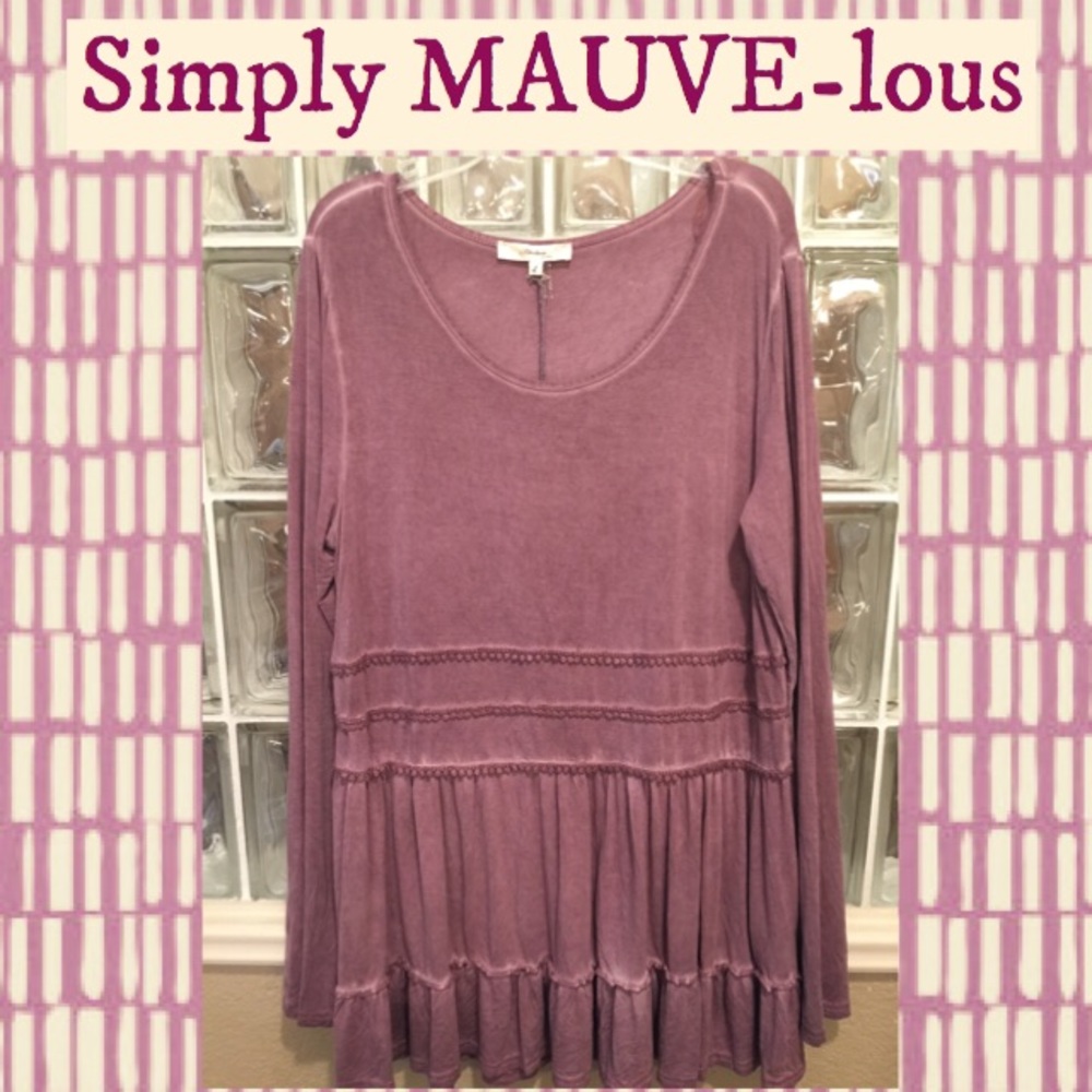 Mauve Tunic Top New