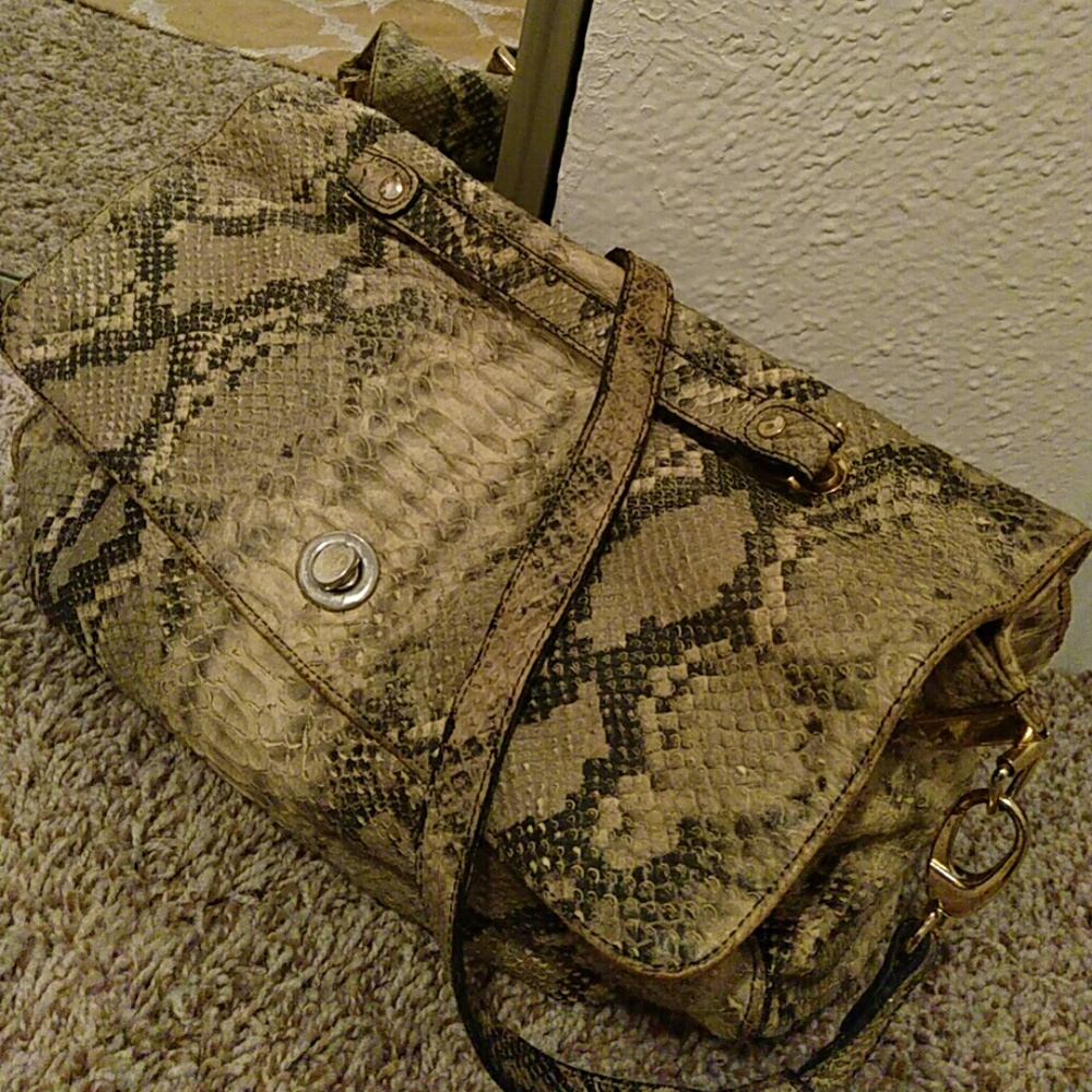 Pietro Alessandro New York snake skin purse