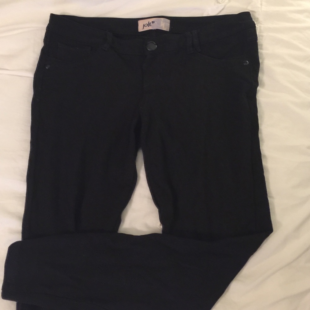 Jolt stretchy black jeggings/ leggings
