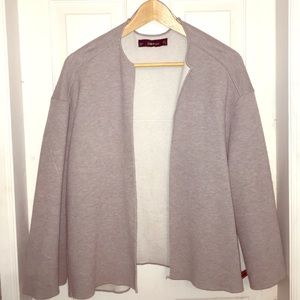 Light grey| soft| Only worn 3 times| cardi-jacket