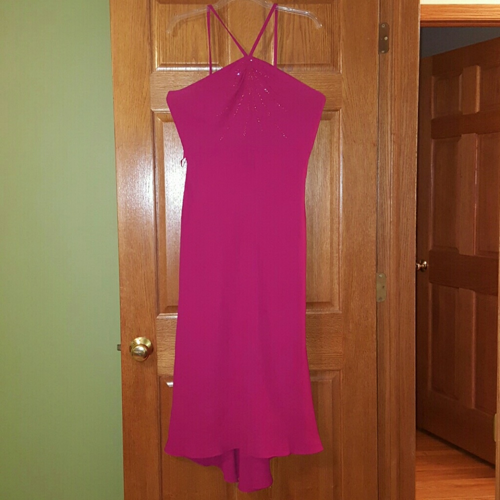 Beautiful magenta formal dress!