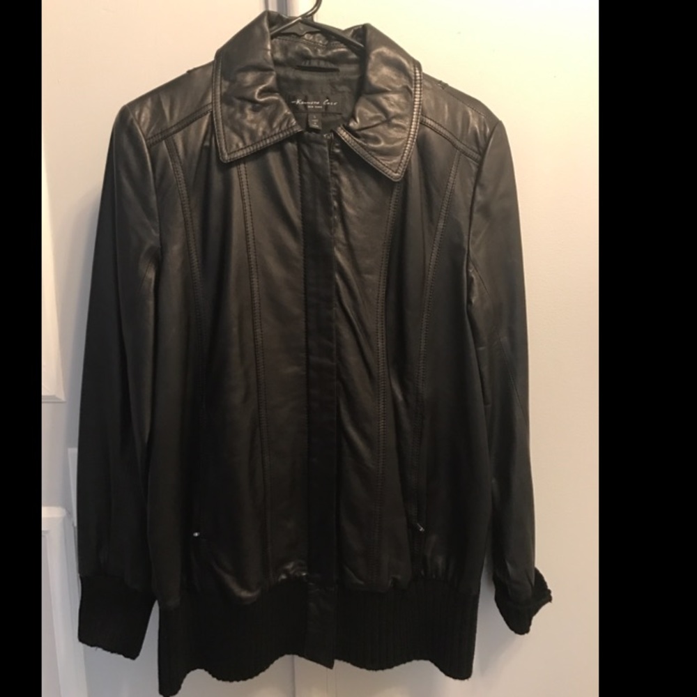 Kenneth Cole Women's Leather Jacket