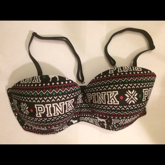 pink victorias secret intimates sleepwear vs pink christmas bra christmas bra