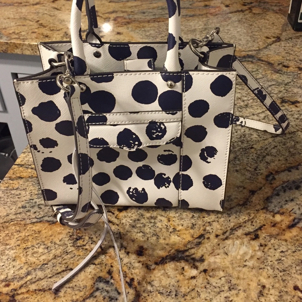 Rebecca Minkoff polka dot cross body bag