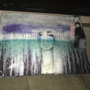 Papayai art large tote bag.