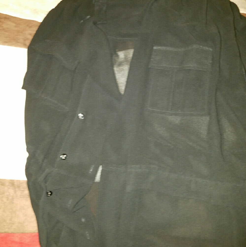 Forever 21 See-through Blouse