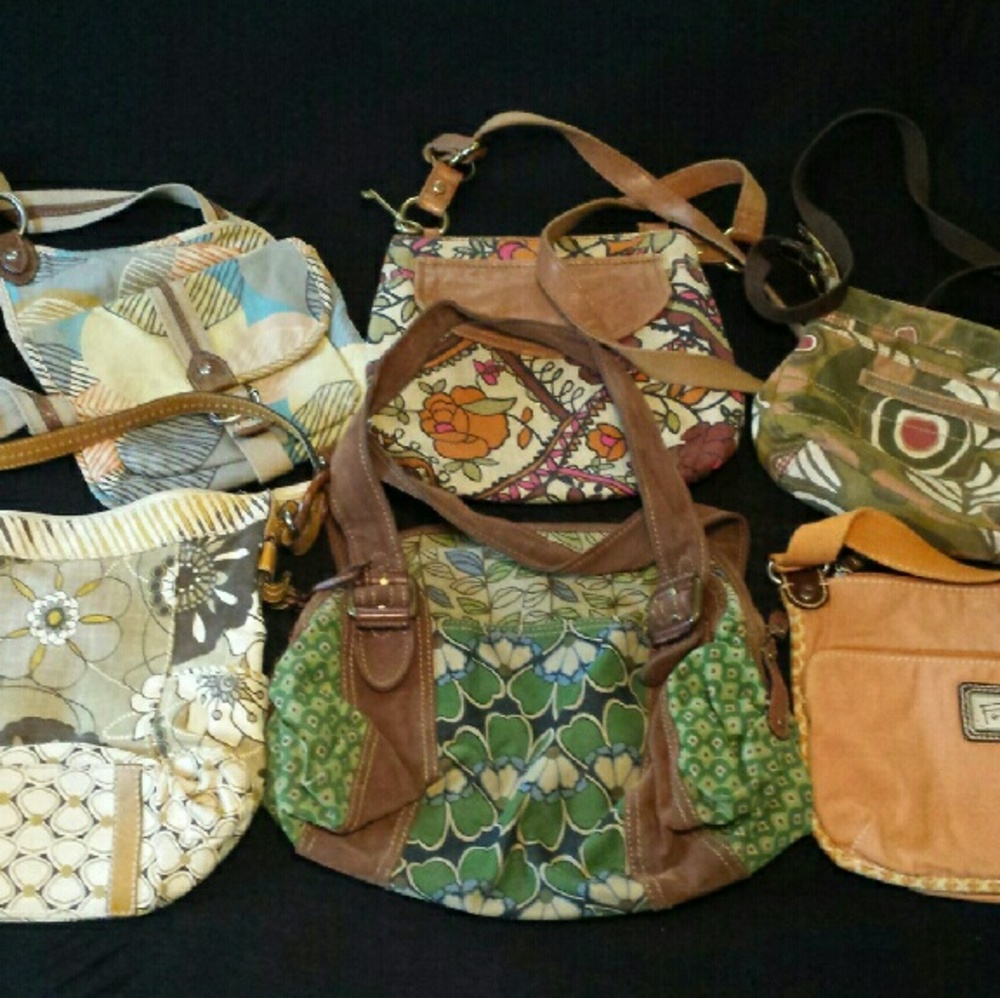 Fossil Handbag bundle (6)