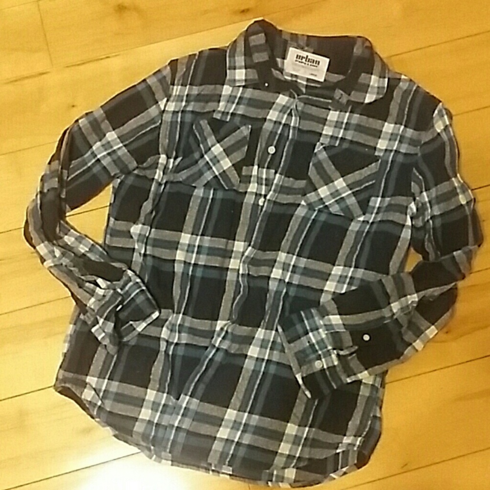 Flannel button up shirt