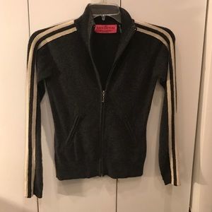 Vintage Juicy cashmere zip up sweater