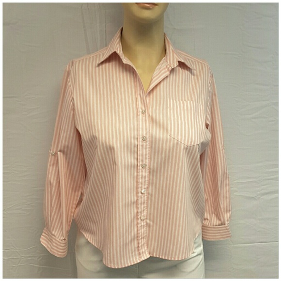 *PLUS* ALLISON DALEY Buttonup Top, size 16P - Picture 2 of 7