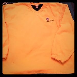 Yellow fleece CMU pullover