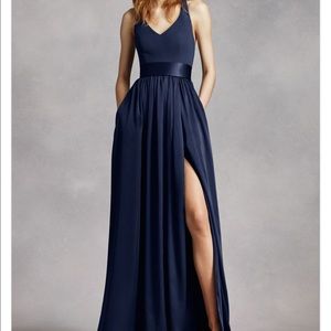 Elegant prom/bridesmaid gown w/ side slit