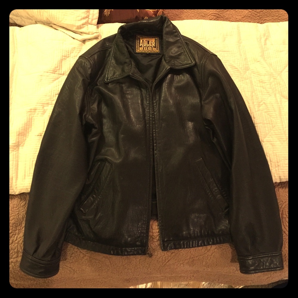 Vintage Adler Men's XL Leather Jacket