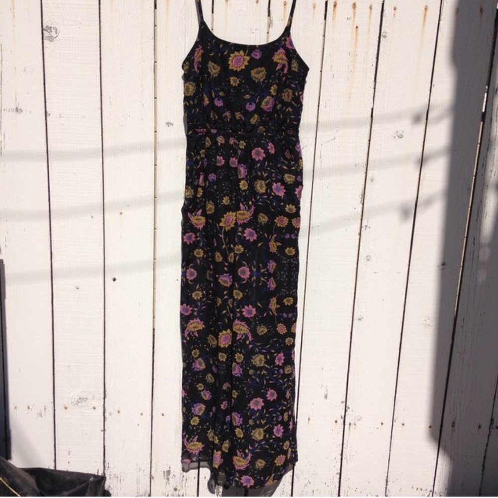 Ali + Kris Black Floral Jumpsuit