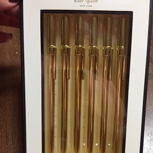 Kate Spade gold pen set- NEW