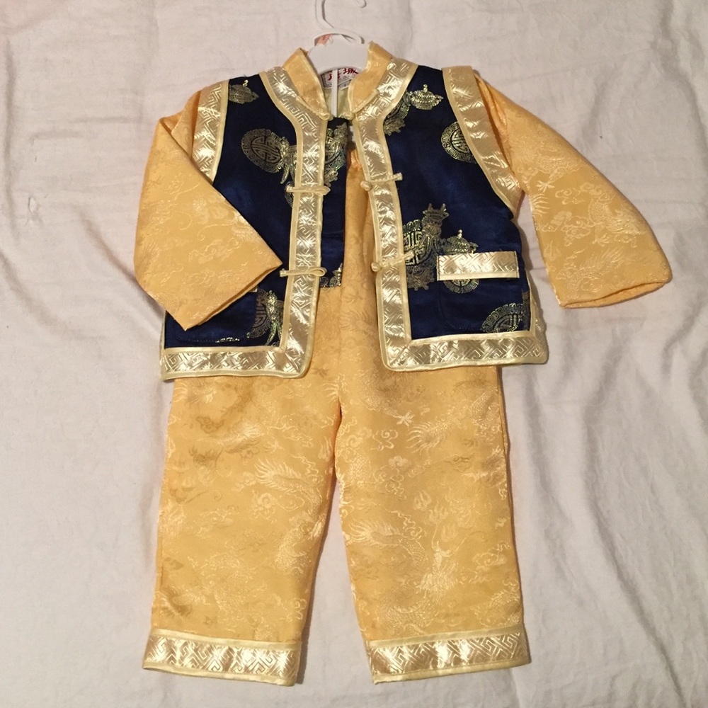 Chinese New Year boy tradition outfit