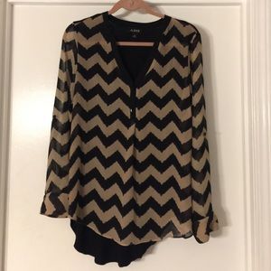 Chevron tunic