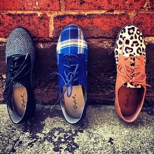 Qupid Leopard Print Flats