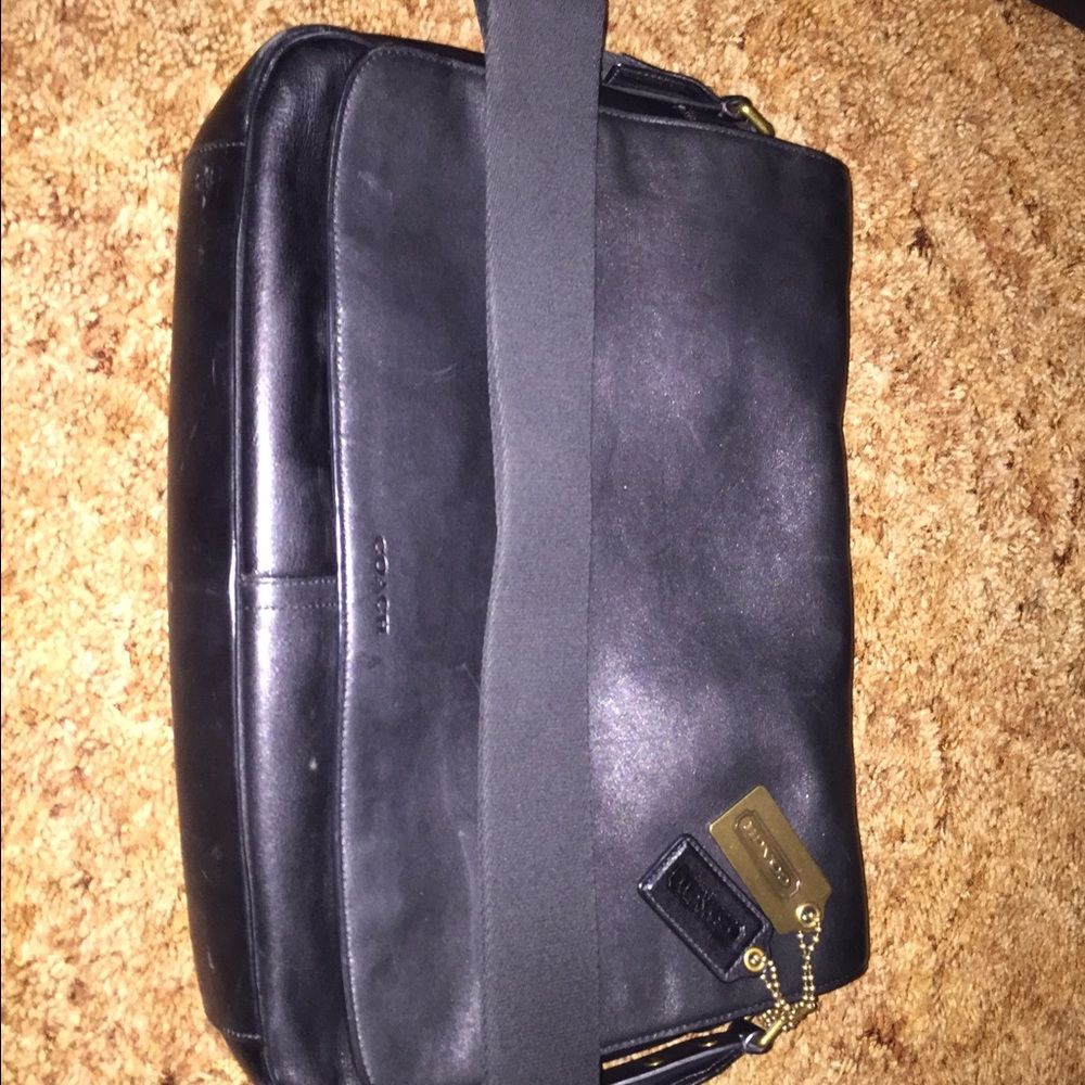 Coach authentic messenger laptop bag