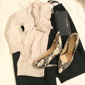 NWT Banana Republic ruffle cardigan