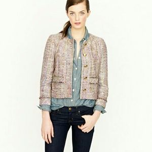 J. Crew Confetti Tweed Jacket