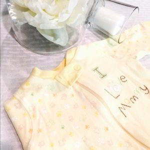 Just Born 0-3 Month footsie PJ sleeper jumper