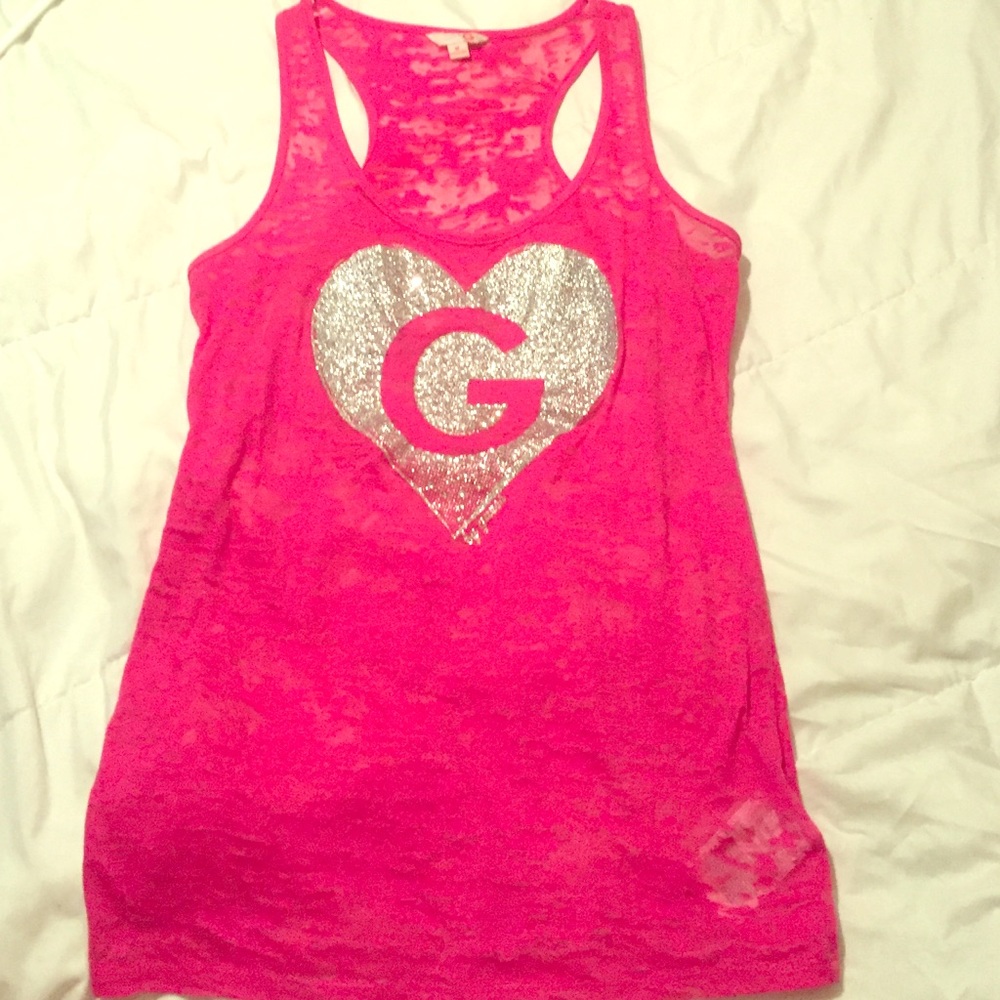 G by guess pink tank!