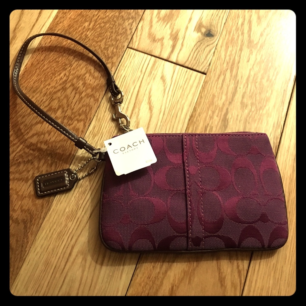 Coach wristlet