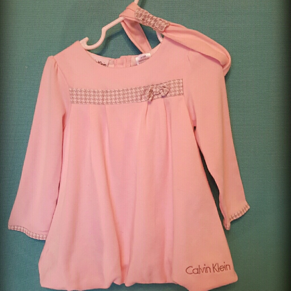 Calvin Klein Pink Pillow Dress